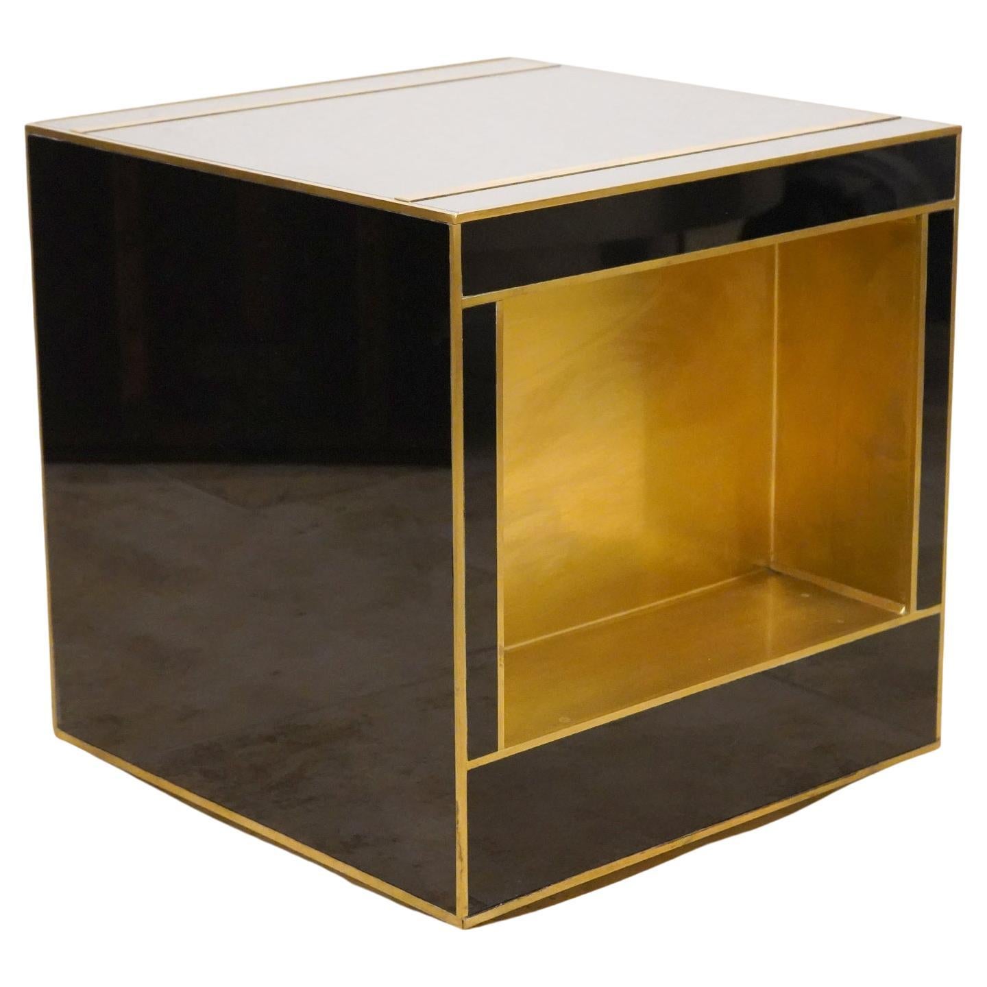 Pair of Glass Cube Tables by Gerald McCabe at 1stDibs