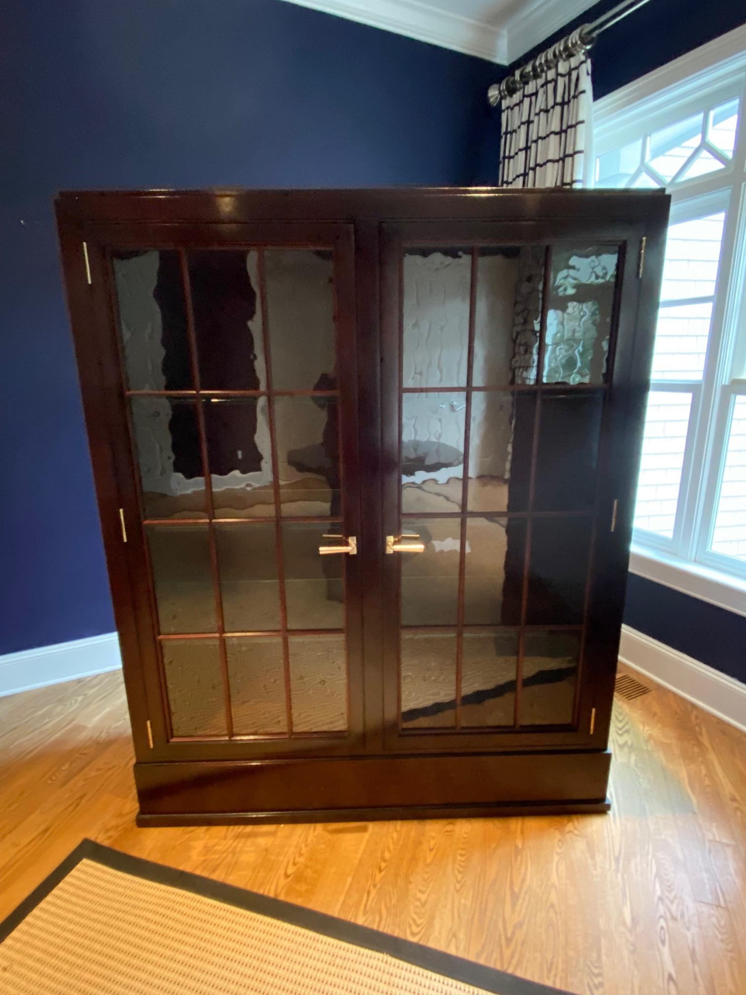 Modern Glass Cabinet by Thomas O'Brien for Hickory Chair Company 2