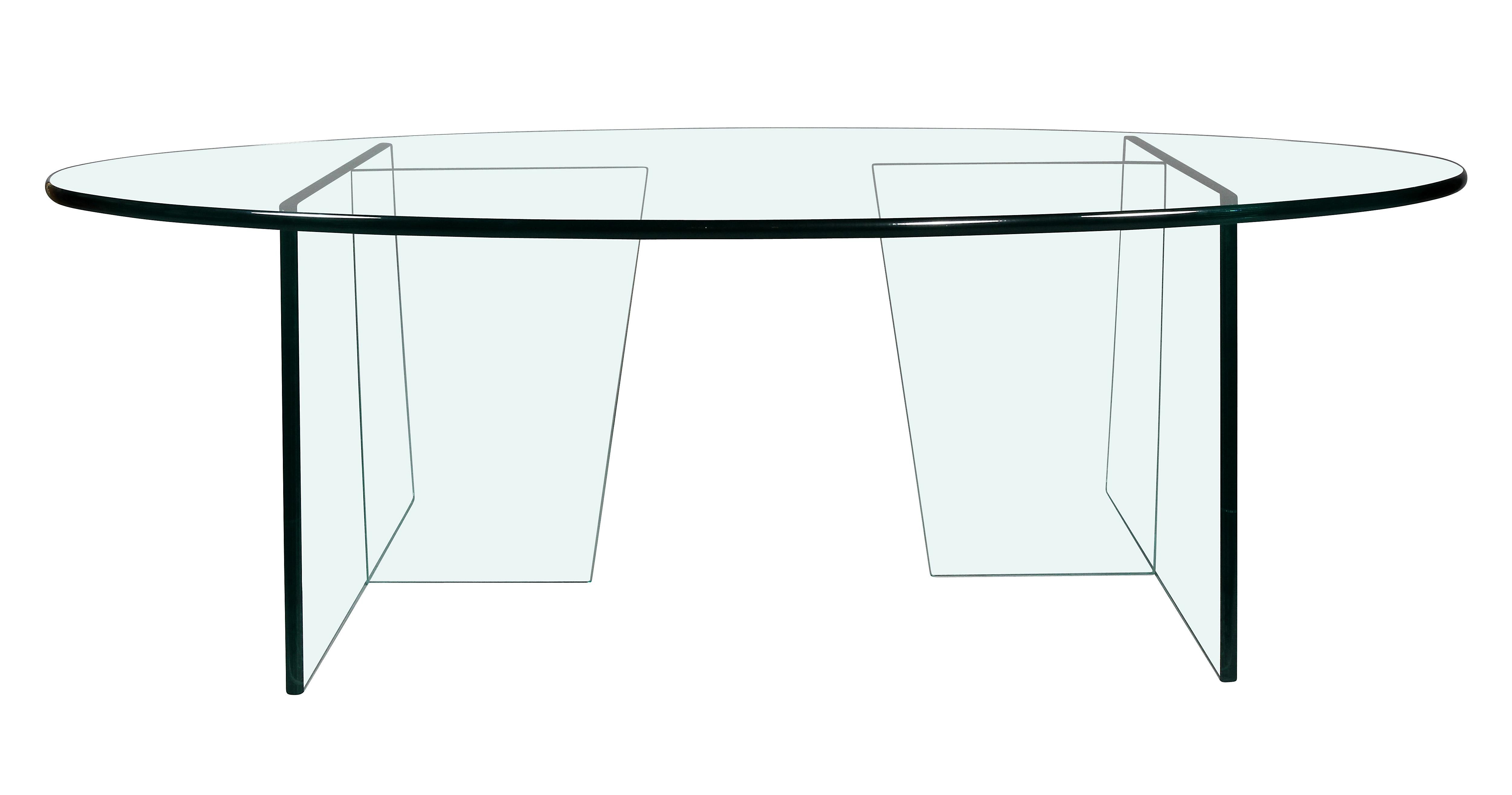 20th Century Modern Glass Coffee Table