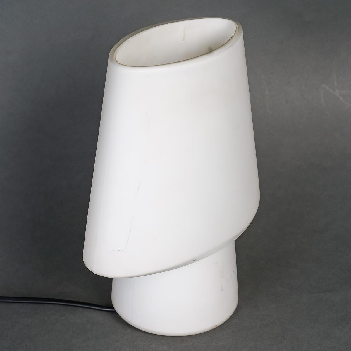 French Modern Glass Lamp, 1990-2000 For Sale