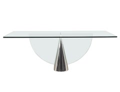 Tavolo moderno in vetro Pinnacle di J. Wade Beam