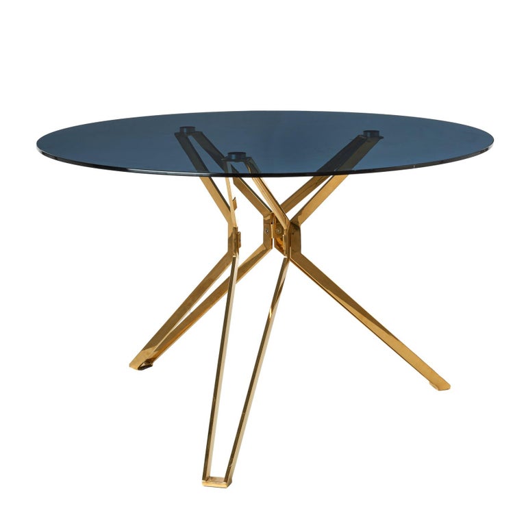 Modern Glass Round Table, Pols Potten Studio For Sale at 1stDibs