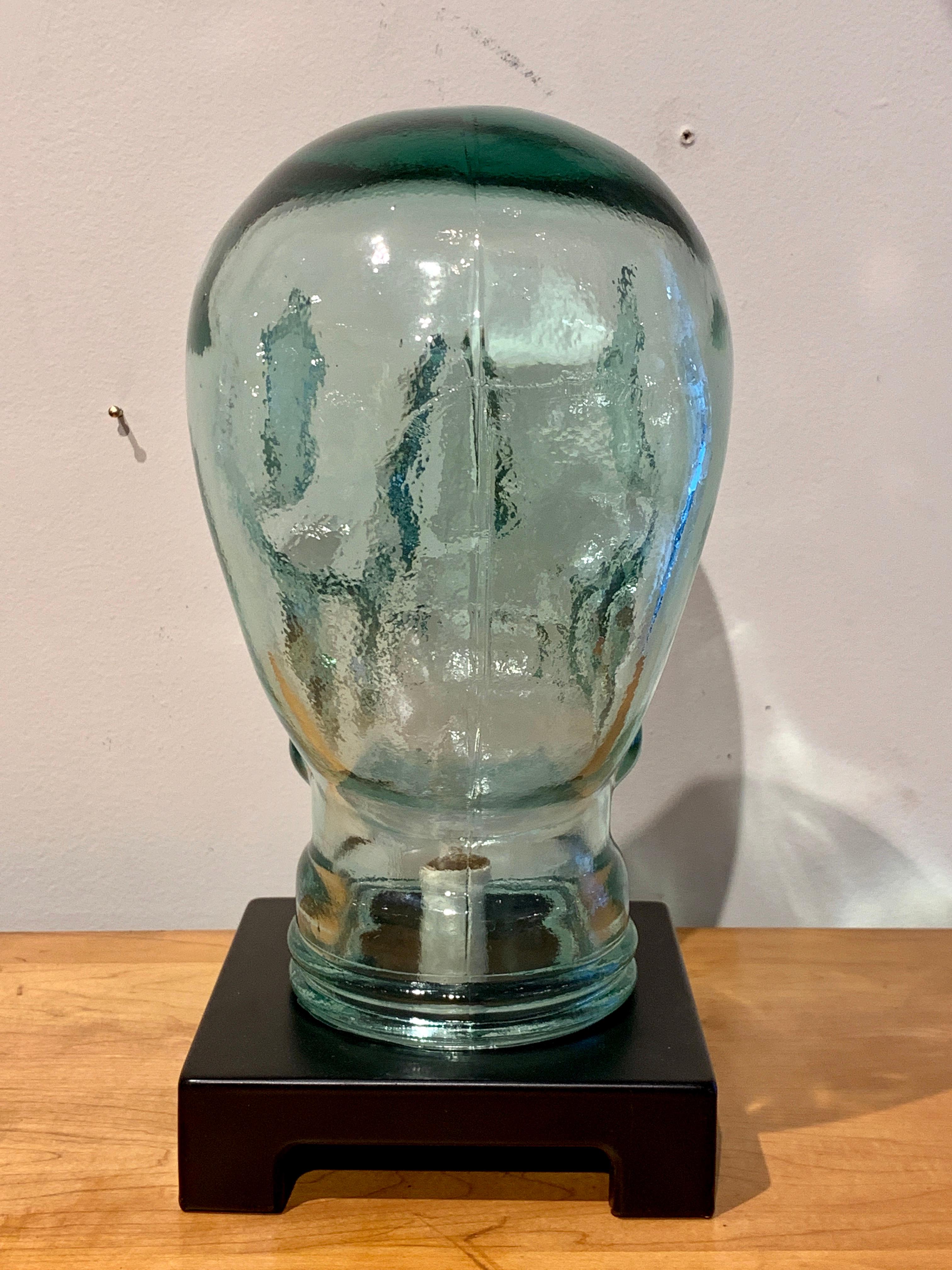 crystal skull lamp