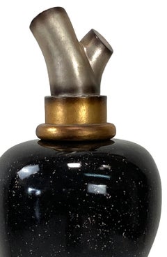 Tarro de cristal moderno con tapa, recipiente decorativo minimalista