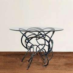 Modern Glass Top Side Table