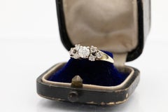 Modern gold band ring with diamonds, Poland.