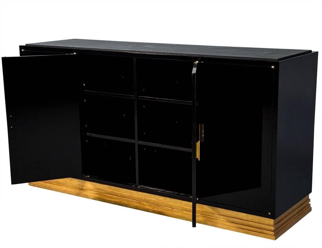 black console cabinet