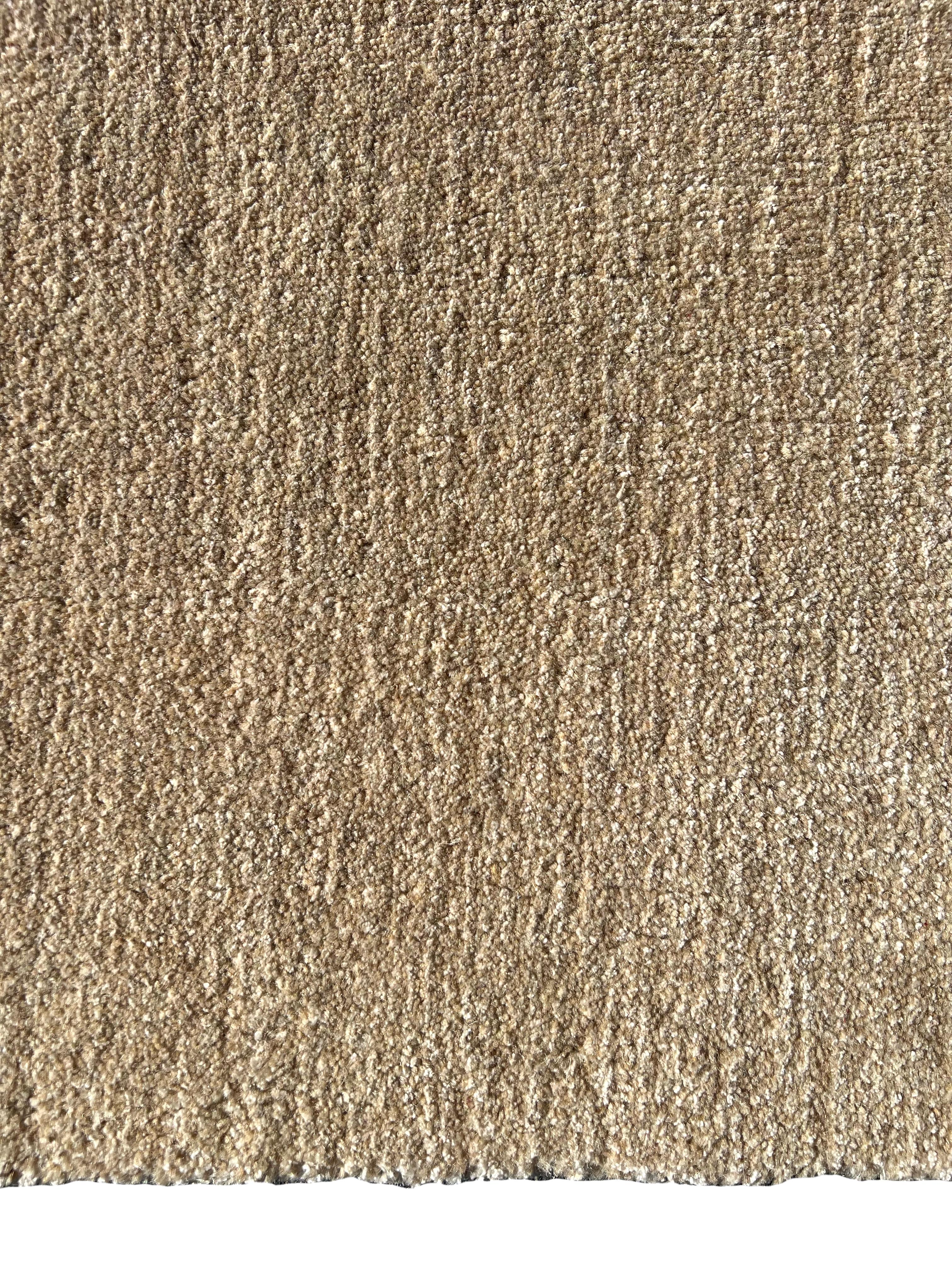 Moderno Lana e seta marrone dorato moderno in vendita