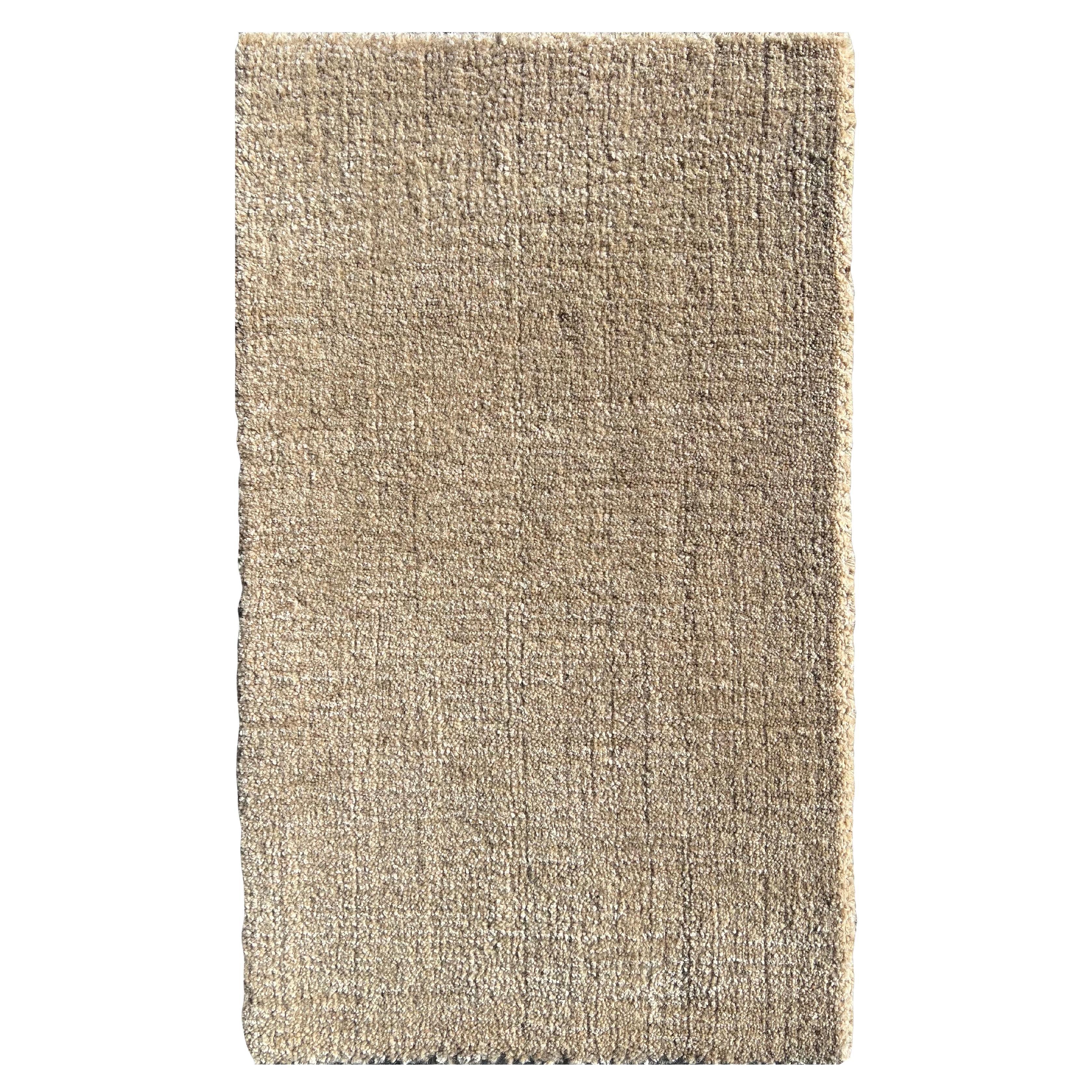 Lana e seta marrone dorato moderno