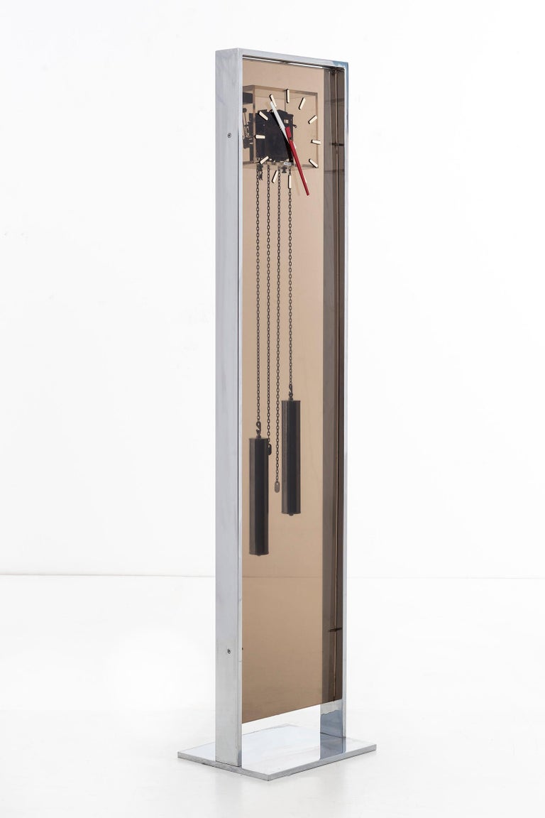 Modern Grandfather Clock by Howard Miller For Sale at 1stDibs