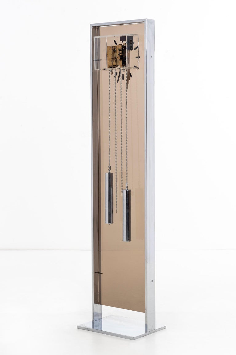 Modern Grandfather Clock by Howard Miller For Sale at 1stDibs