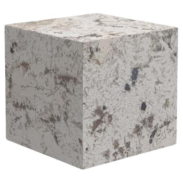Modern Granite Cube Side Table Pedestal Sculpture Handmade Portugal ...