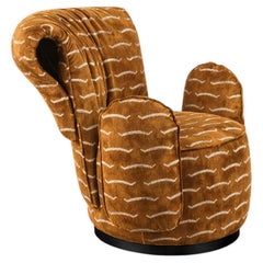 Modern Grass DEDAR Jacquard Velvet Lounge Chair, Handmade Portugal By Greenapple