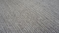 Modern Gray Textured Hand-Knotted Wool Rug 9'x12'