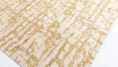 Modern Green Element III Wool & Silk Rug by Doris Leslie Blau
