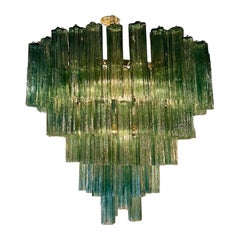 Modern Green Murano Glass "Trochi" Chandelier