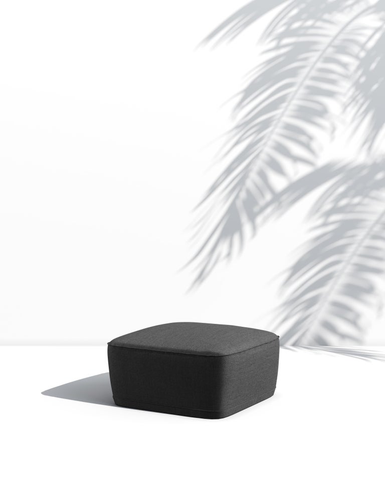 Mirella - Water Resistant Fabric Upholstered Outdoor Patio Modular Ottoman
