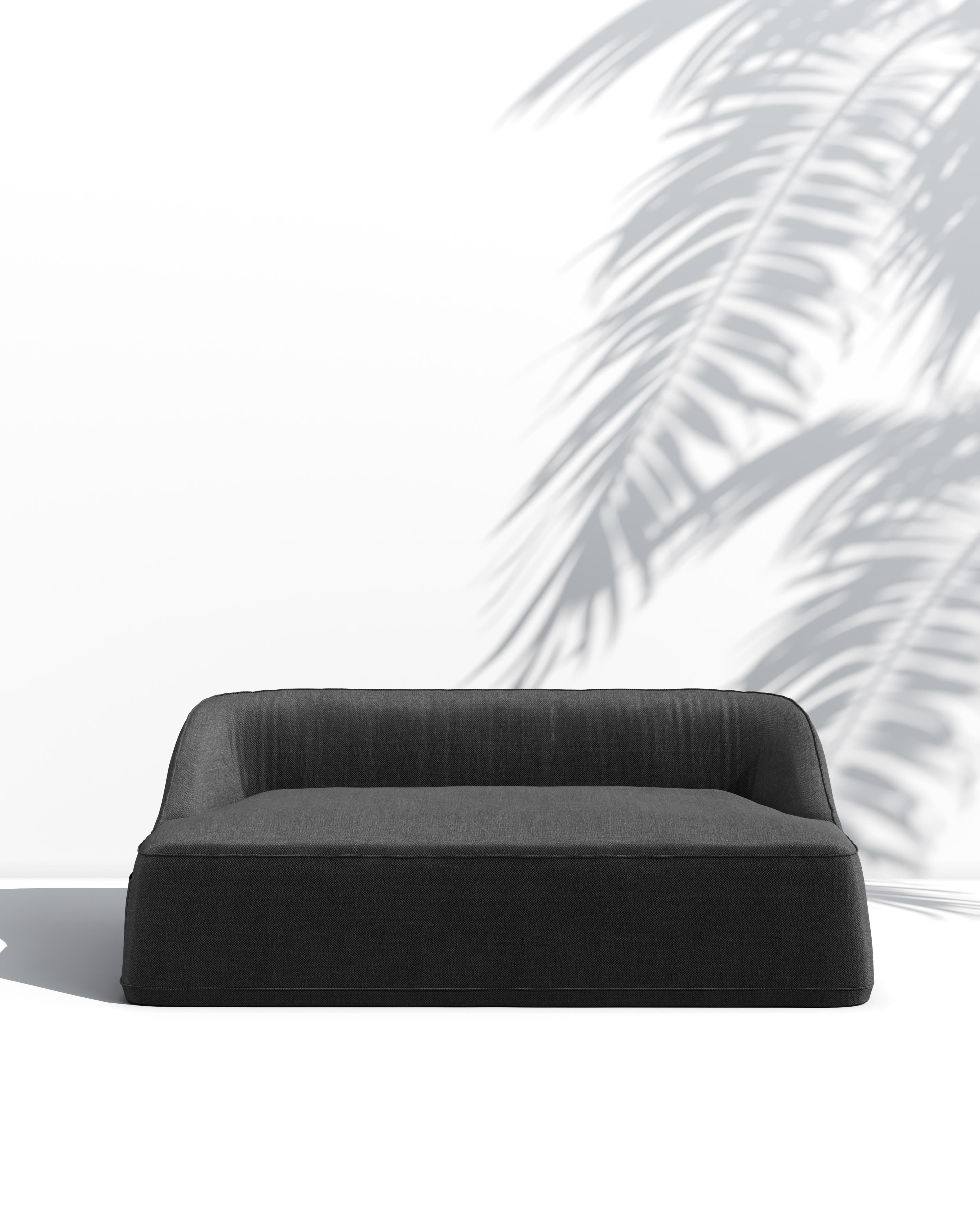 Grünes Outdoor-Sofa mit Polsterung aus wetterfestem Sunbrella-Gewebe im Zustand „Neu“ im Angebot in Santo Tirso, PT
