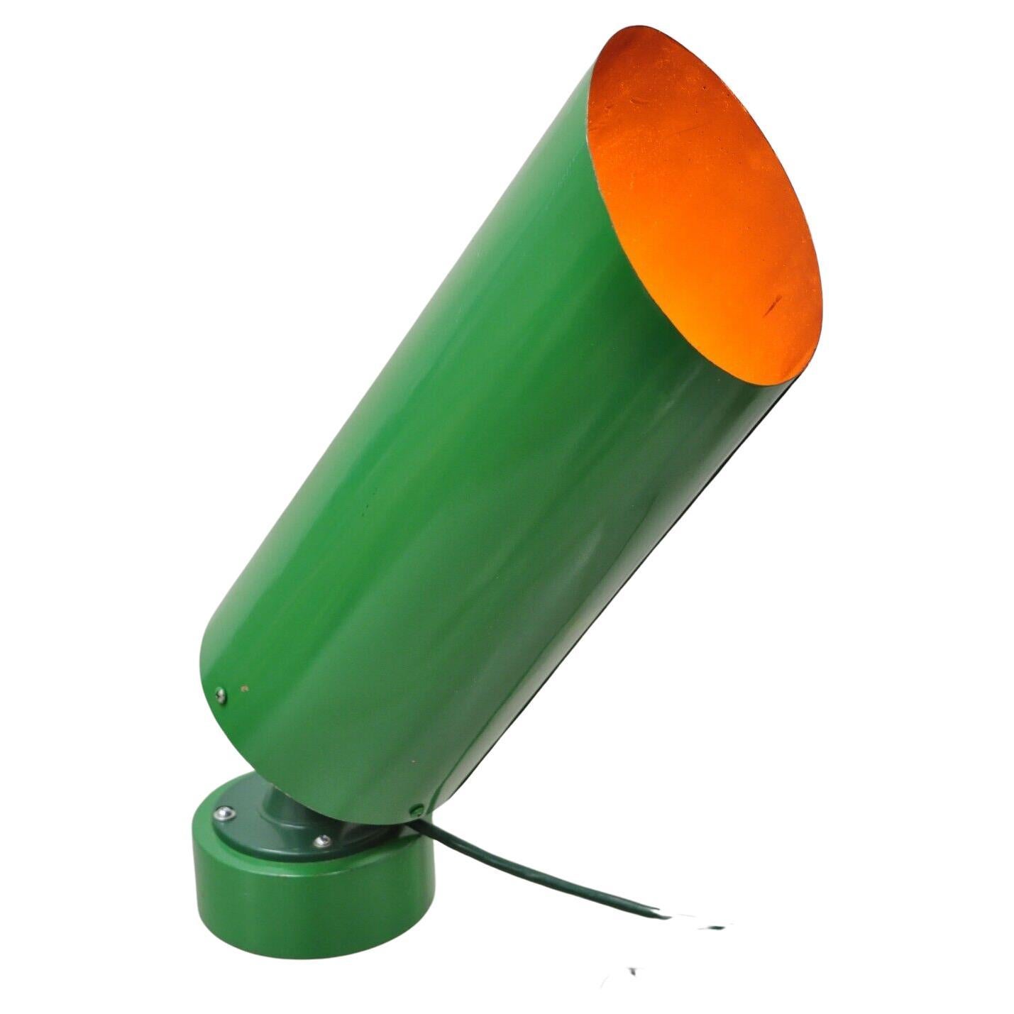 Lampe de théâtre moderne réglable en métal vert, production de théâtre