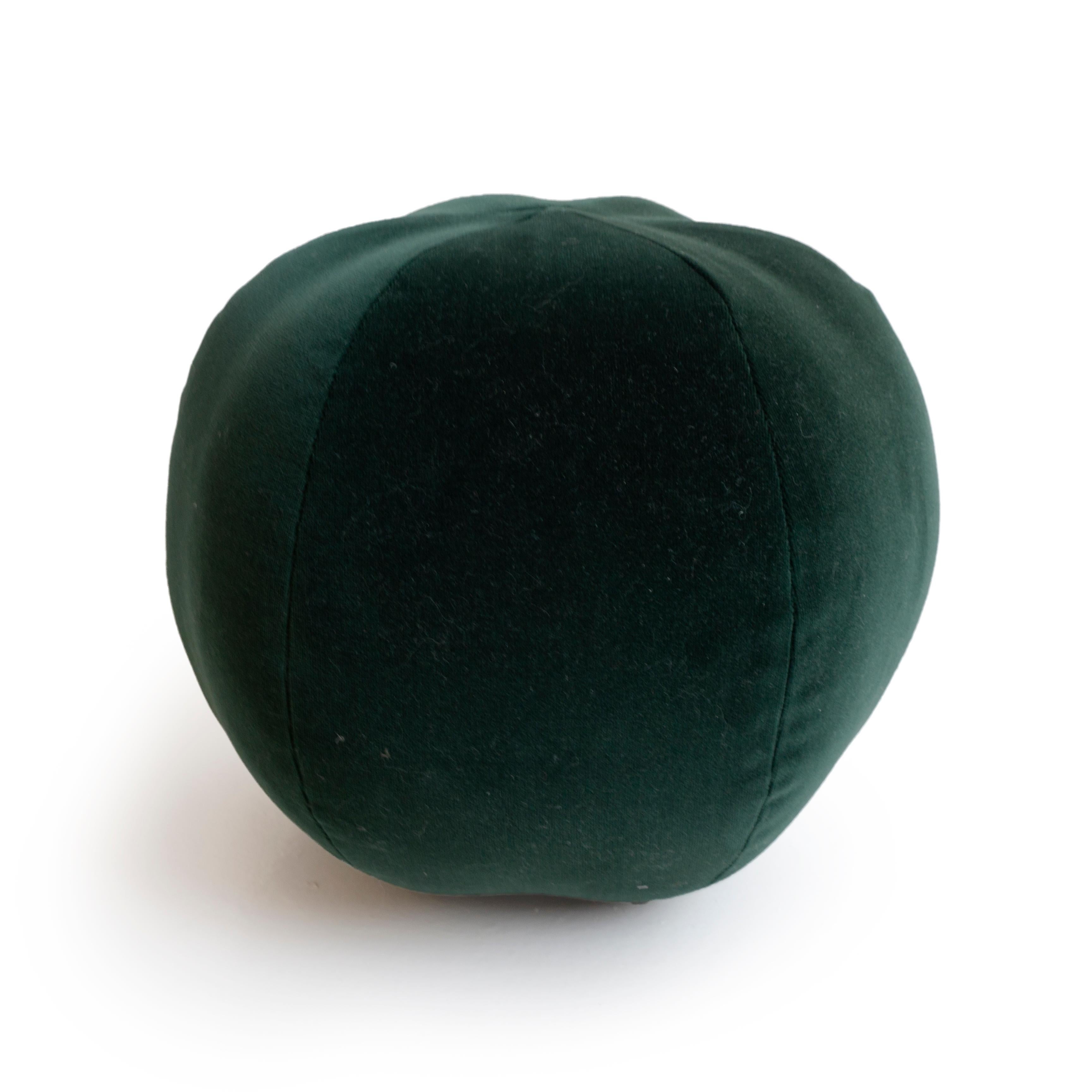 green ball pillow