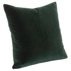 Modern Green Velvet Decorative Pillow by MOGUL