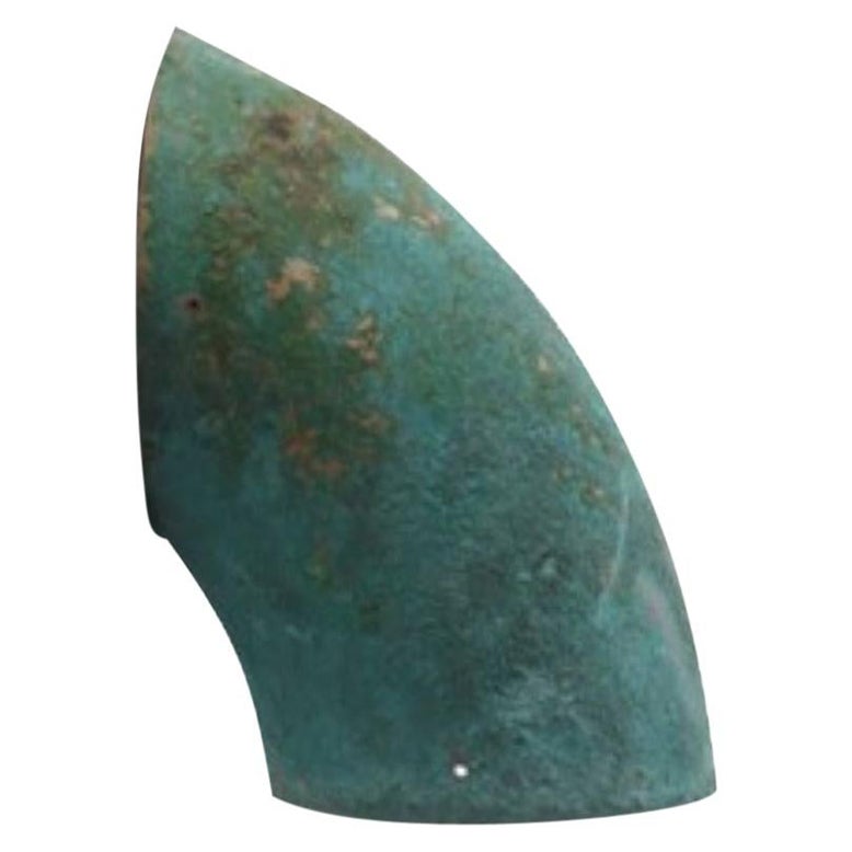 Modern Green Wall Light in Bronze Created by Atelier Boucquet For Sale