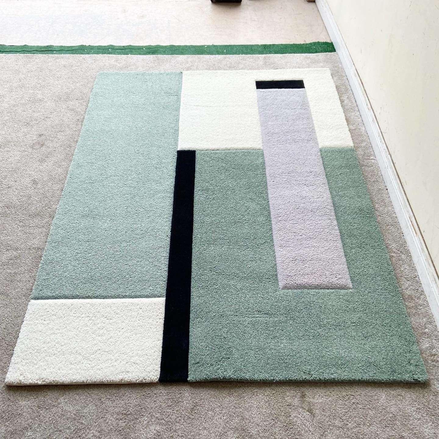 tappeto ikea bianco e nero