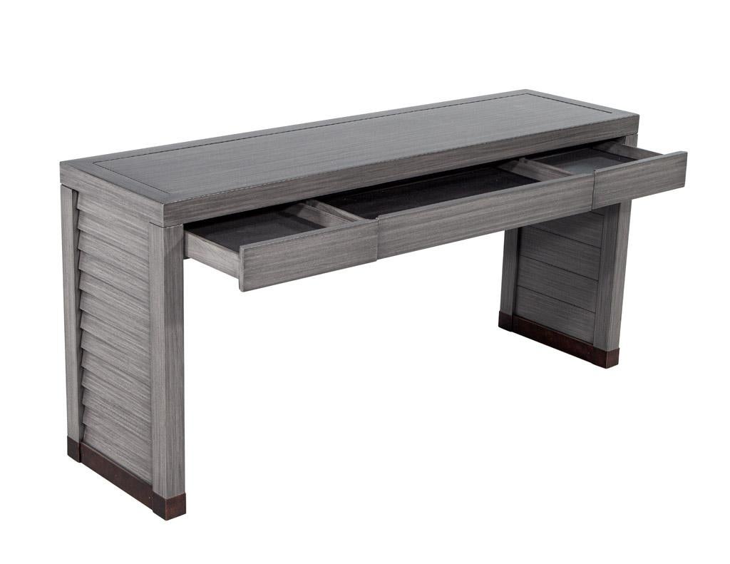 Modern Grey Console Table For Sale 5