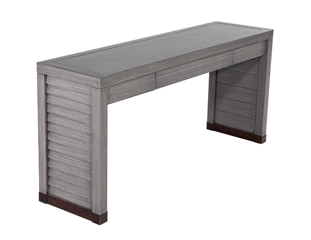 Modern Grey Console Table For Sale 6