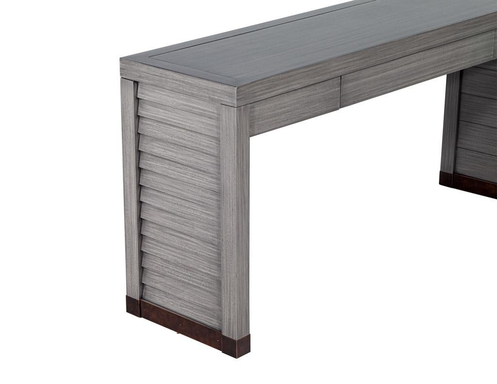 Modern Grey Console Table For Sale 7