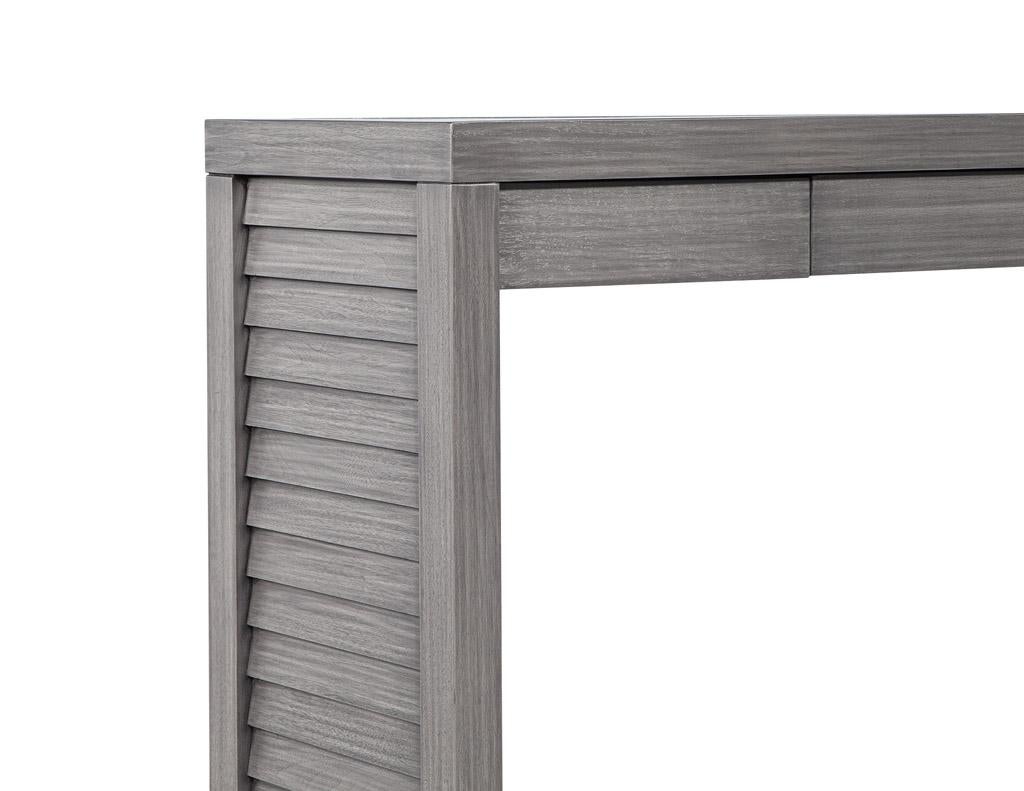 Modern Grey Console Table For Sale 12