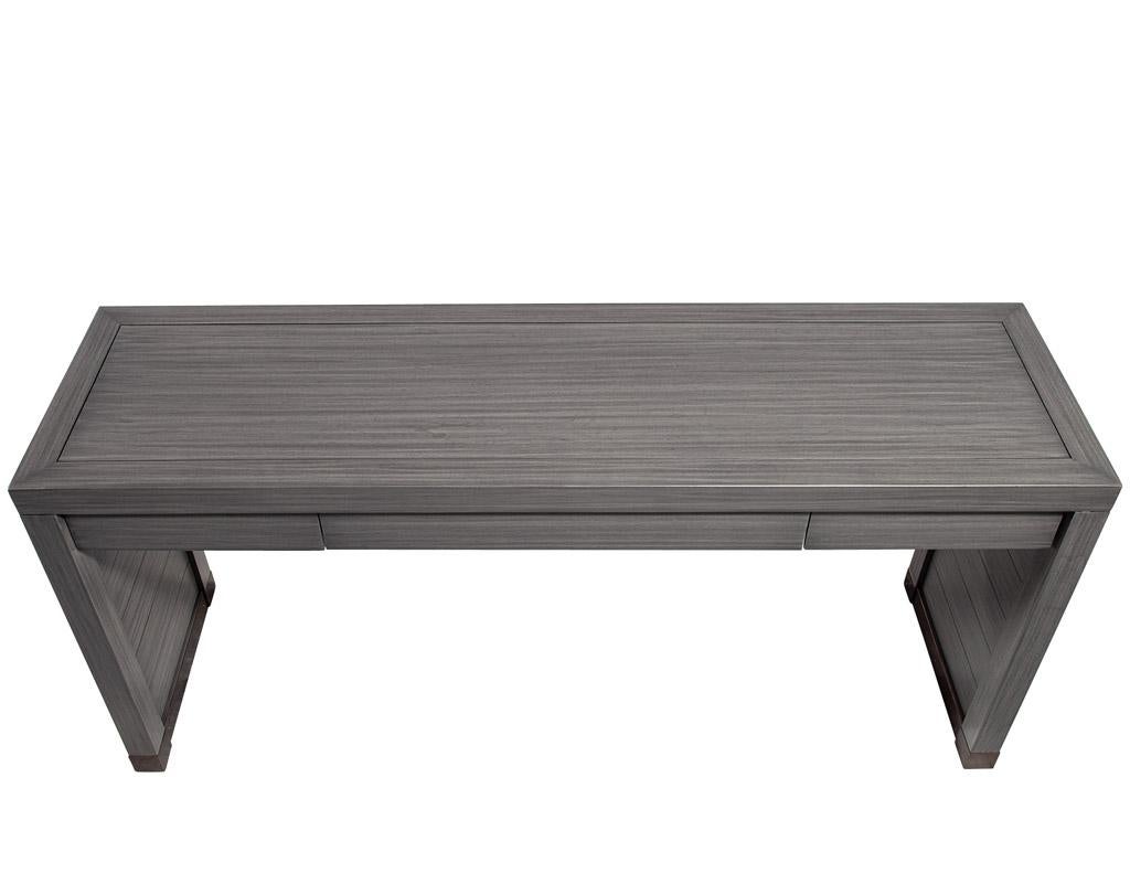 Modern Grey Console Table For Sale 2