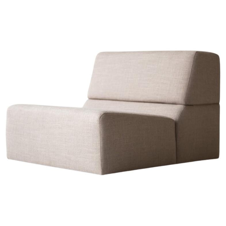 Modern Groove Lounge Chair, Modular Collection For Sale