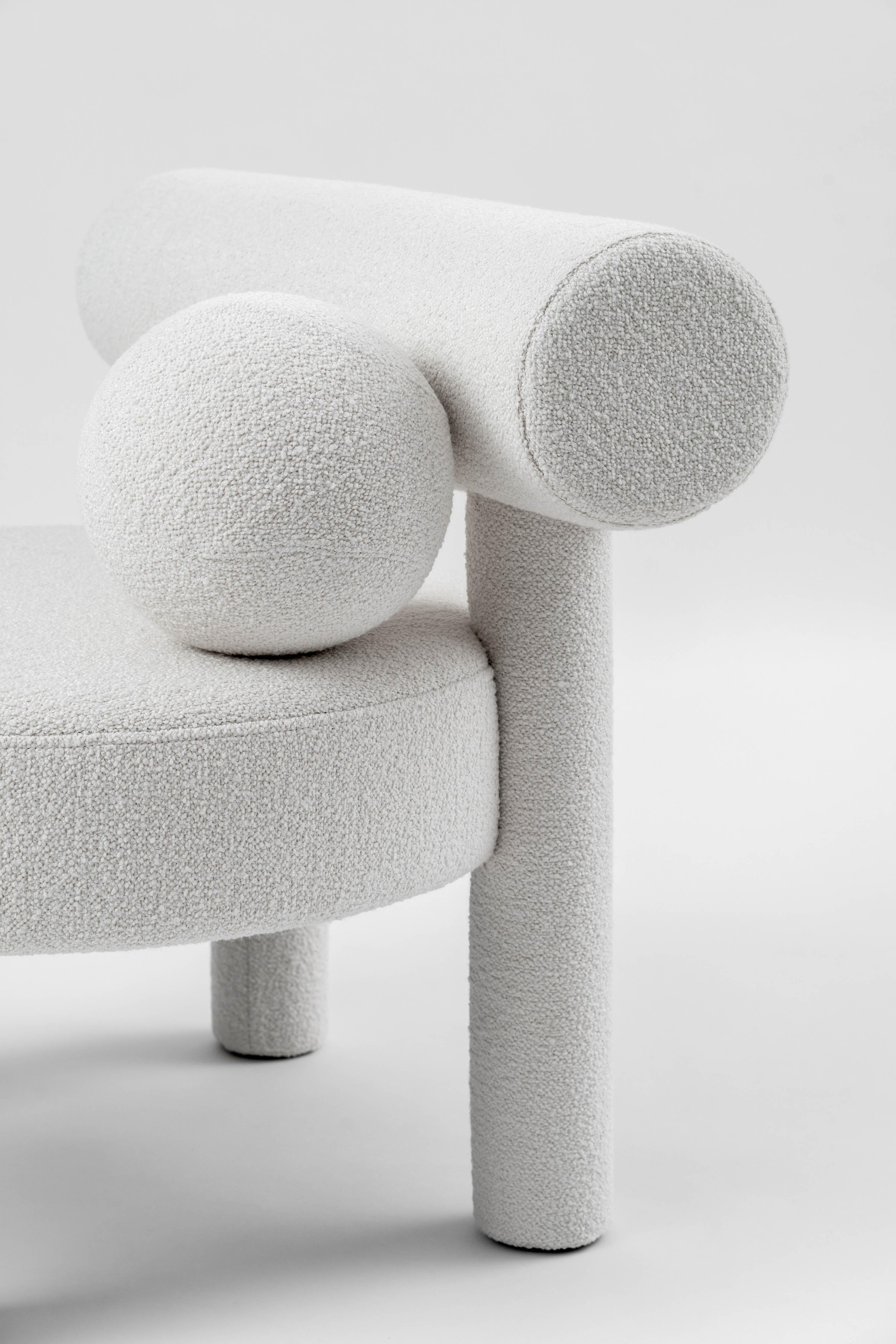 Poltroncina moderna Gropius CS1 Fluffy Edition in ecopelle di NOOM in vendita 7
