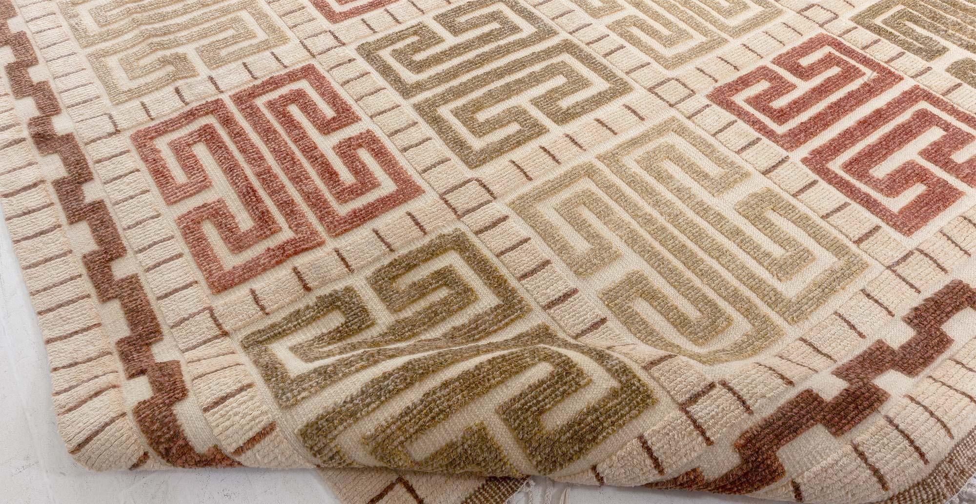 Tapis suédois moderne à demi-pièces de Doris Leslie Blau Neuf - En vente à New York, NY