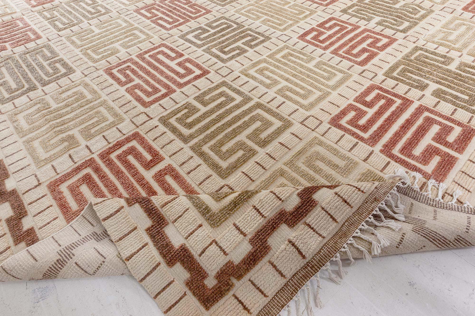 Laine Tapis suédois moderne à demi-pièces de Doris Leslie Blau en vente