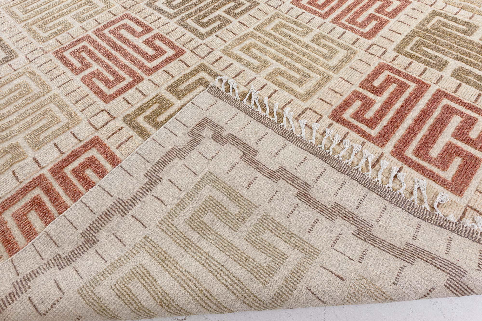 Tapis suédois moderne à demi-pièces de Doris Leslie Blau en vente 1