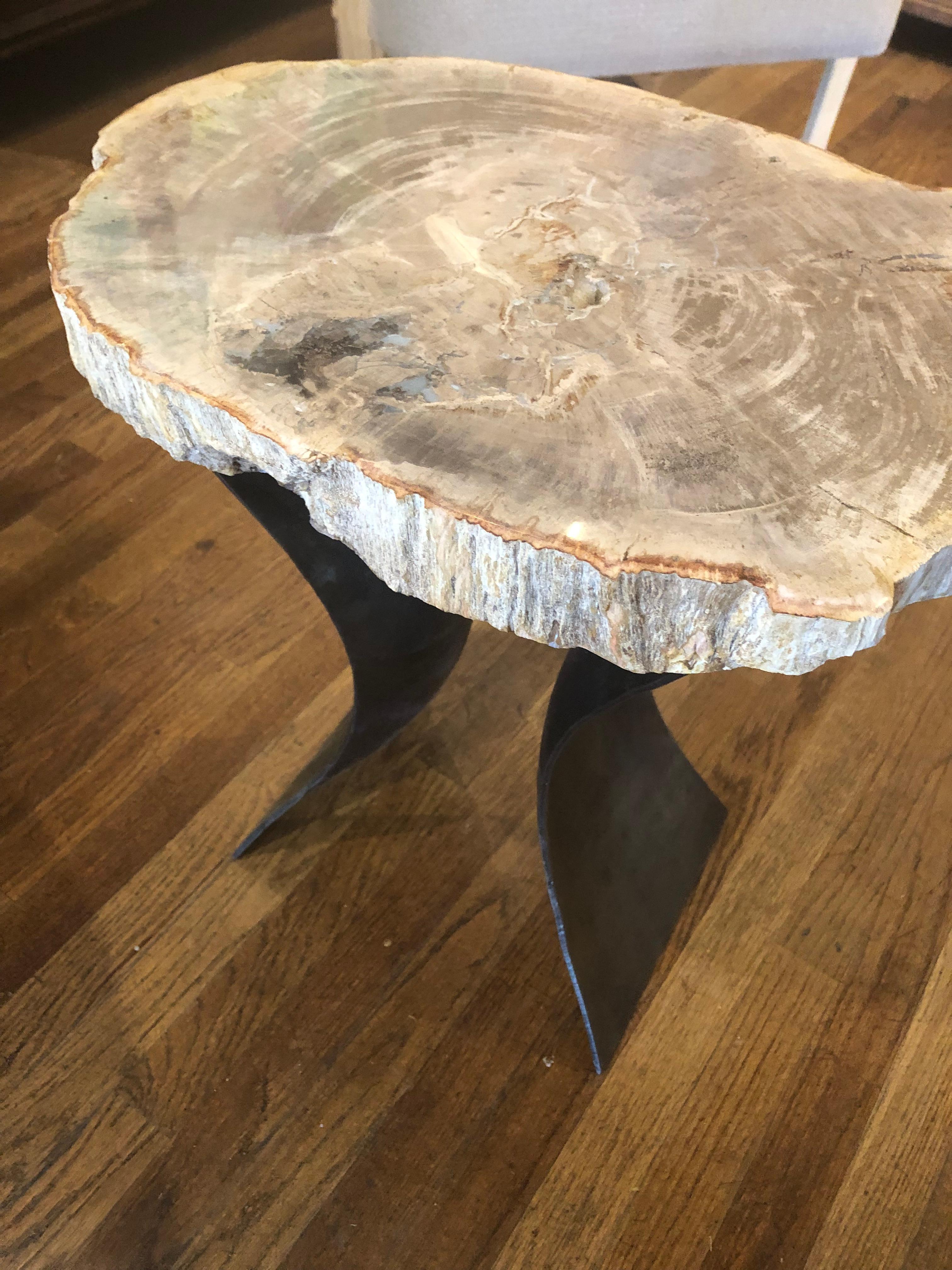 Hand-Crafted Modern Handcrafted Side Table