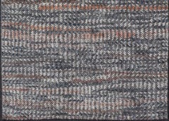 Moderner handgeknüpfter abstrakter Teppich in mehrfarbigem und All-Over-Design