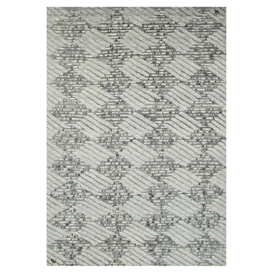 Hand-Knotted Stark Rug For Sale at 1stDibs