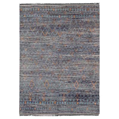 Modern Moroccan Area Rug, Preppy Argyle Meets Boho Chic For Sale at ...