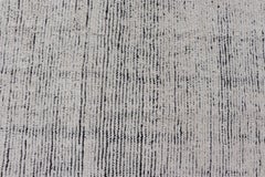 Alfombra marroquí tribal moderna anudada a mano en lana con diseño integral