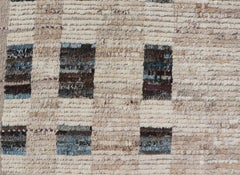 Alfombra moderna de lana anudada a mano de Keivan Woven Arts 9'4 x 12'3