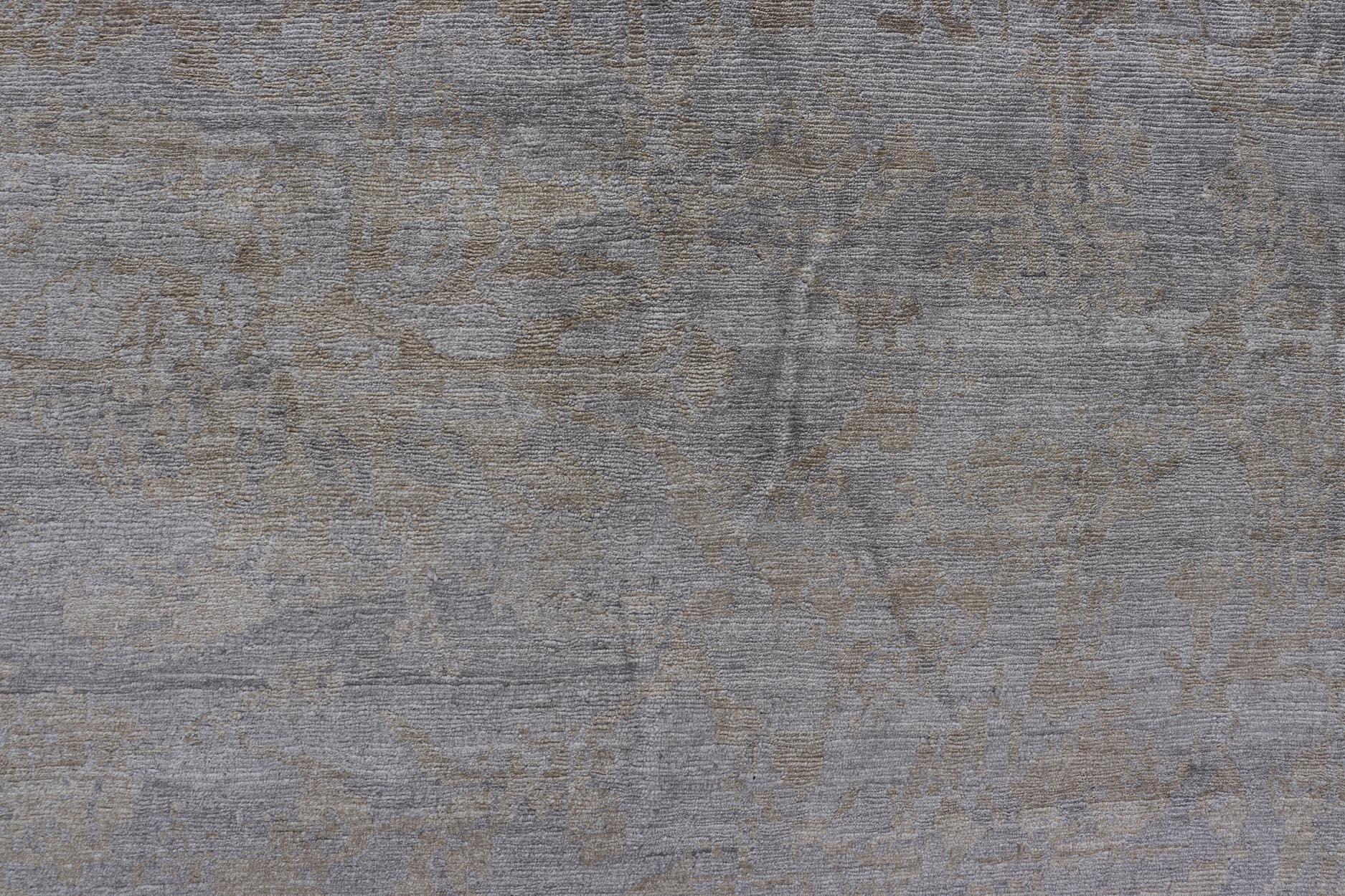 Modern Hand-Knotted silk Tibetan Rug by Keivan Woven Arts. 
Measures: 8'8 x 11'6.   
Modern Nepalese Rug  Keivan Woven Arts/ rug V21-0803, country of origin / type: / Tibetan Modern, circa Early-20th Century.

Modern Hand-Knotted Silk Tibetan Rug by