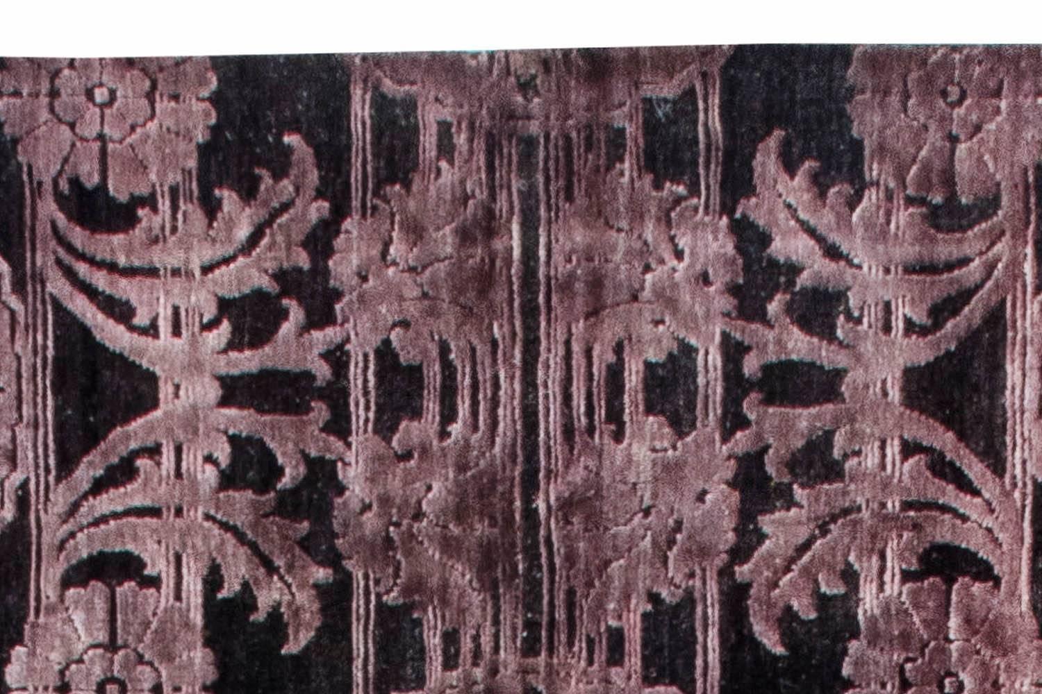 Modern Hand-Tufted Purple Indian Wool Carpet by Doris Leslie Blau In New Condition For Sale In New York, NY