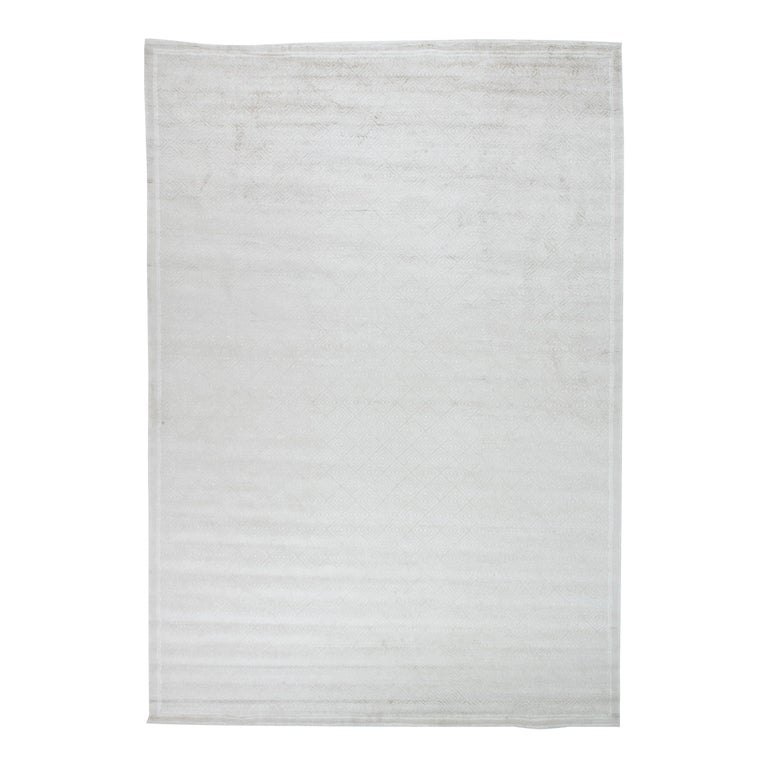 Modern Hand Tufted Silk Rug by Doris Leslie Blau For Sale at 1stDibs