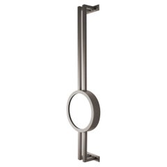 Modern Handcrafted Brushed Stainless Steel Wall Mounted Lamp Mandolin, Carla Baz