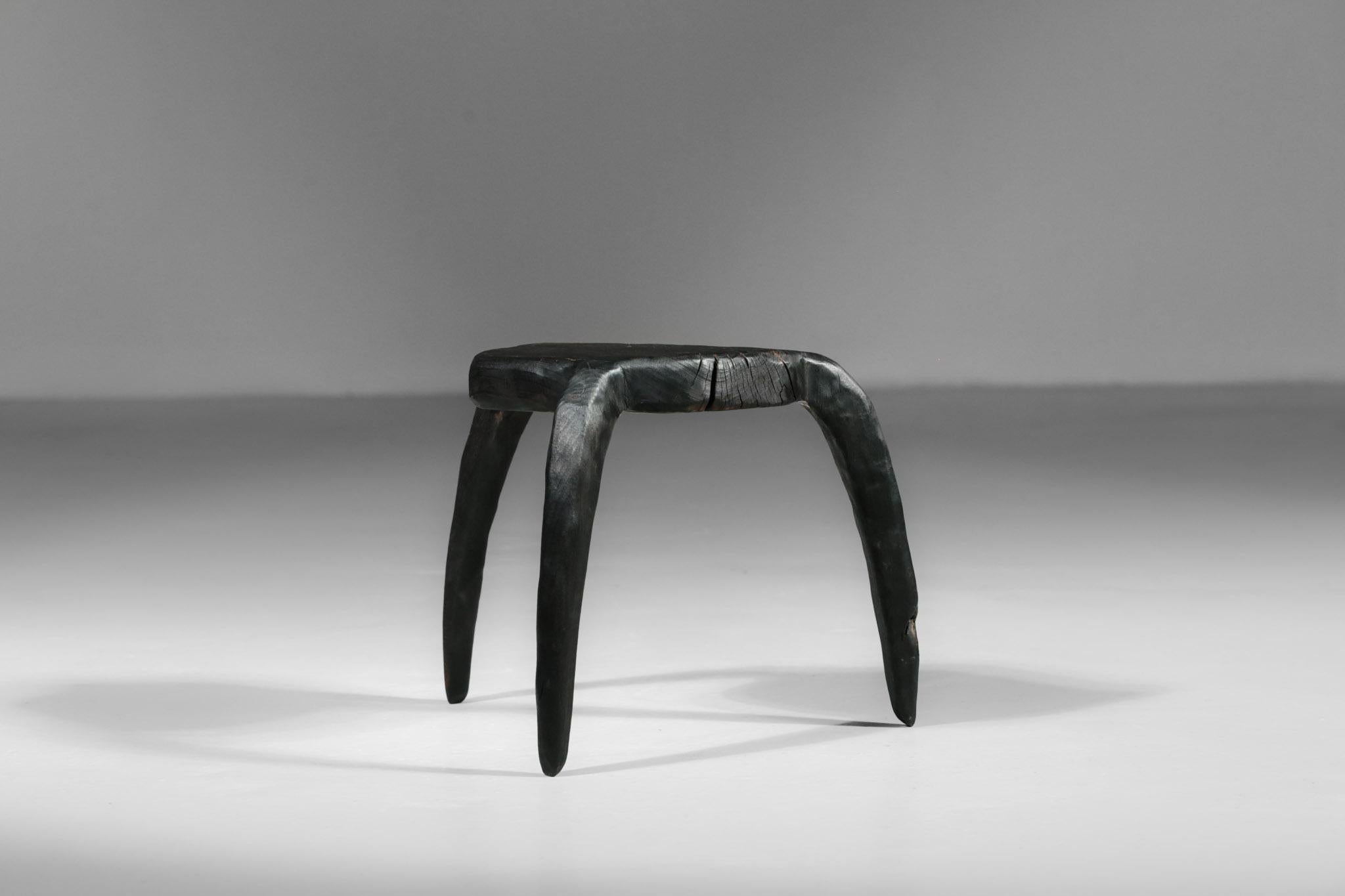 Modern Handcrafted Modern Stool by Vincent Vincent In New Condition For Sale In Lyon, FR