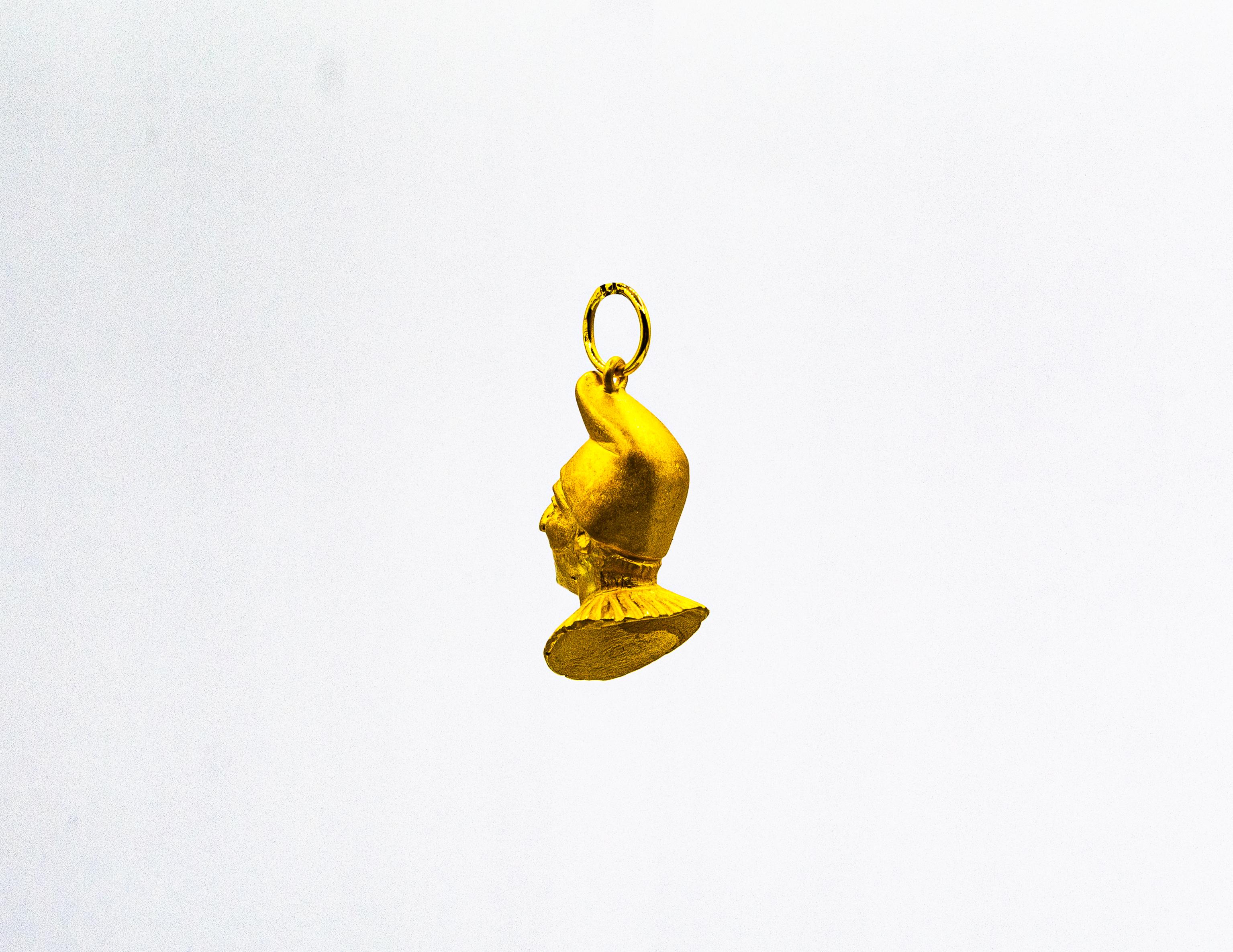 Modern Handcrafted Yellow Gold 