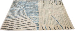 Modern Hand-Knotted Wool Rug by Apadana, Custom Sizes, India